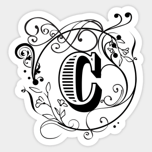 Letter C Sticker